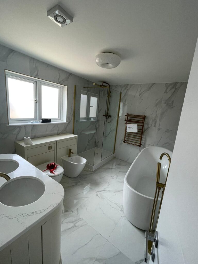 DF & Son bathroom renovation