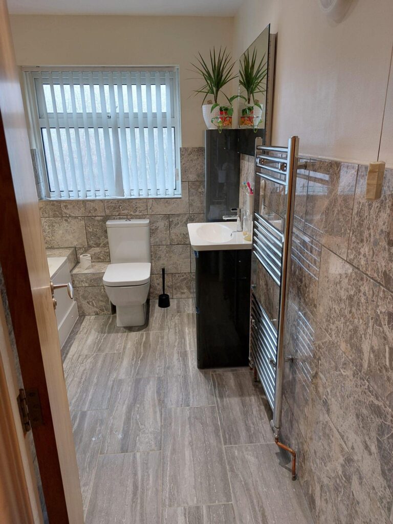 DF & Son bathroom renovation
